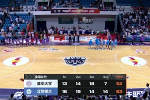 北京师范大学女篮首回合战胜清华，张笑贡献15分14板，张涛17分16板7助5断