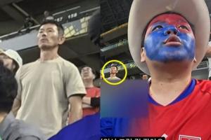 韩国博主捕捉孙兴慜父现场观赛，神色凝重
