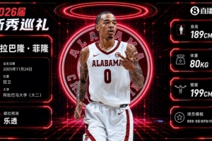 菲隆：大二全面升级进攻，场均22+5助力闯入乐透区