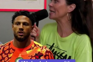 女网友被黑人门将帅气震惊:随时欢迎他来守我的门,乐意让他毁了我