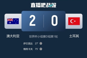 形势喜人，TA预测澳大利亚晋级本届世界杯32强的概率高达84%