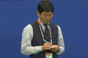 森保一谈笔记内容：记录优点与不足，与助教及球员交流
