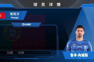 新月中场鲁本·内维斯集锦：攻守均衡的远射好手！